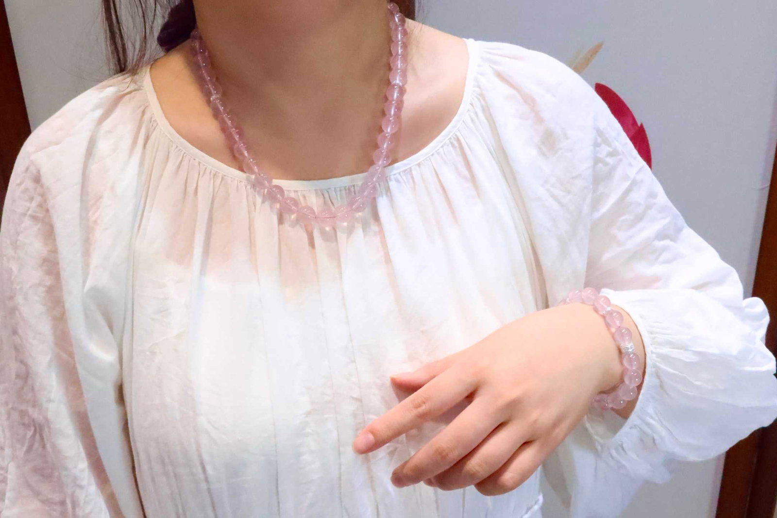Natural Rose Quartz Set - 7