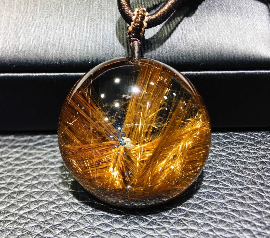 Natural Rutilated Quartz Pendant (1 of 9)