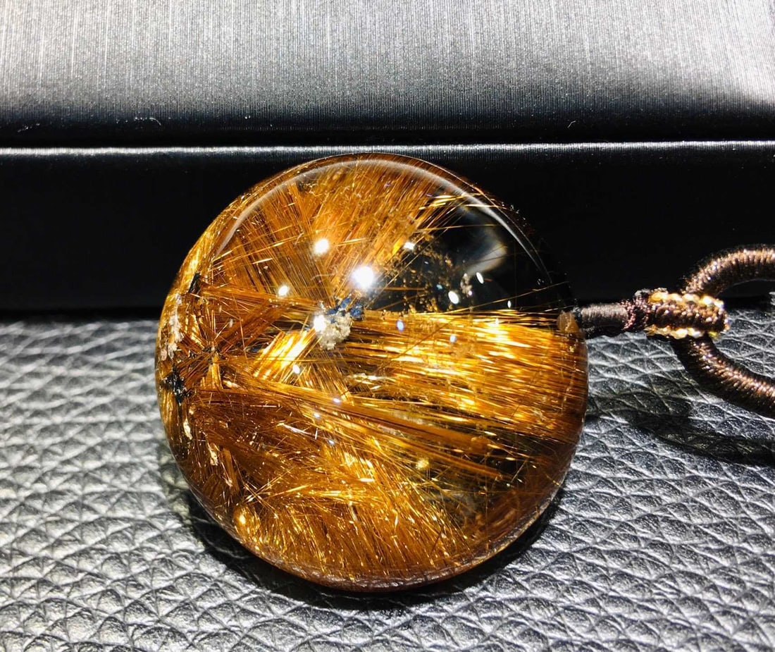 Natural Rutilated Quartz Pendant - 4