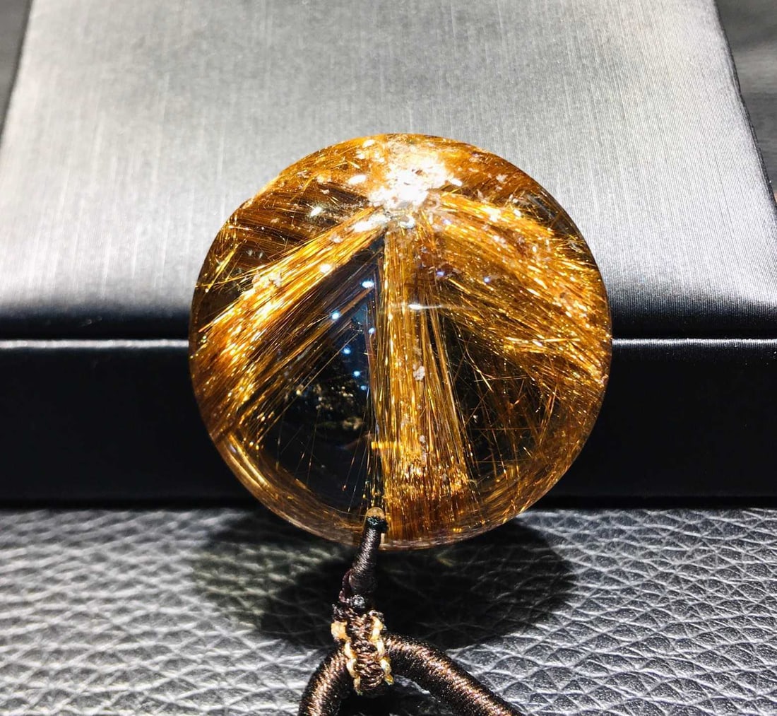 Natural Rutilated Quartz Pendant - 9