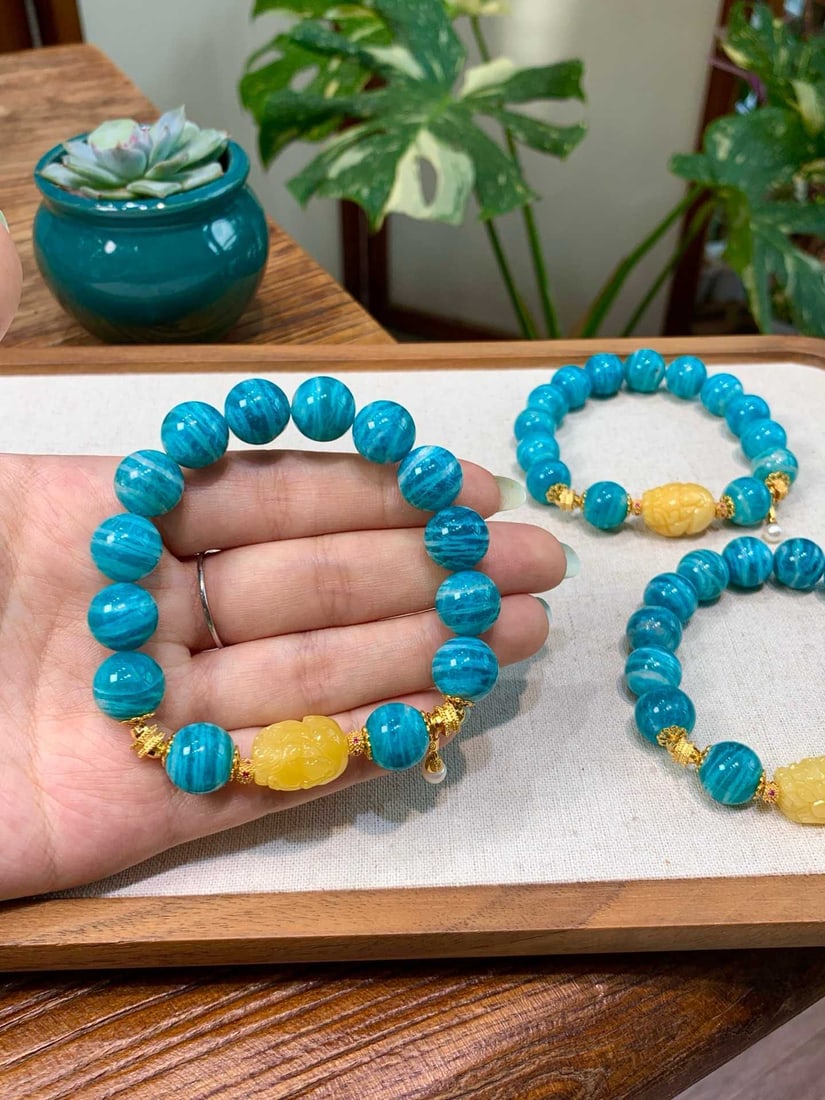 Natural Amazonite Bracelet - 2