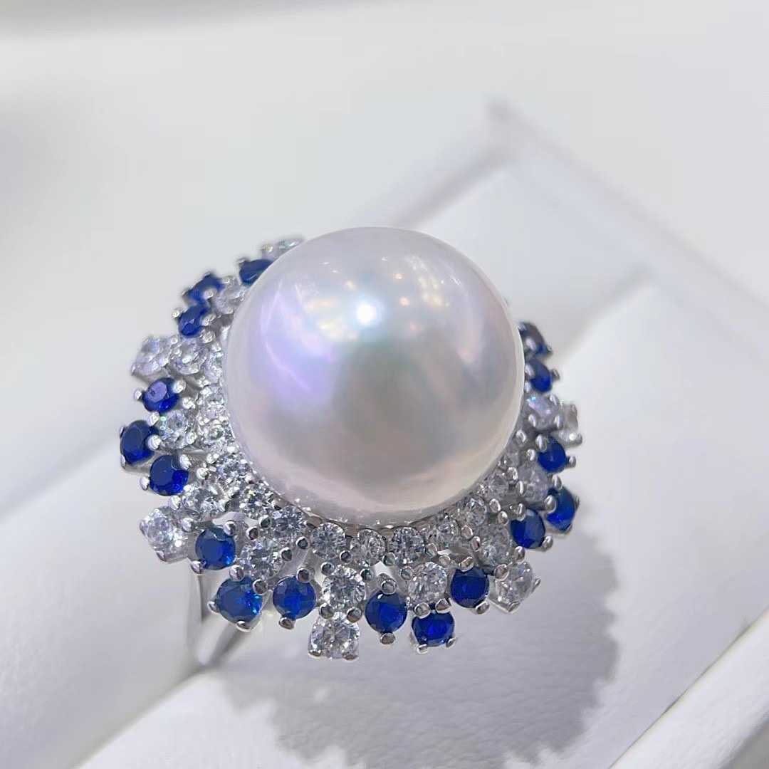 925 Silver High-Quality Edison Pearl Ring - 2