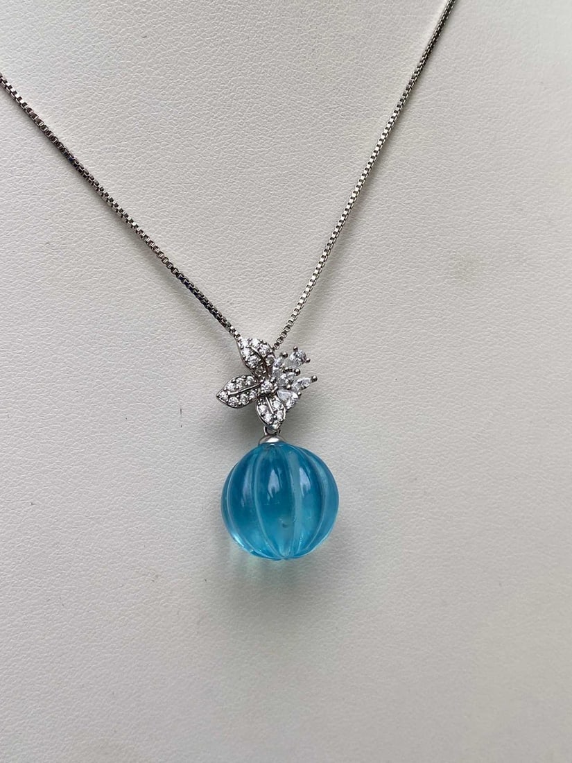 Aquamarine Pendant - 6