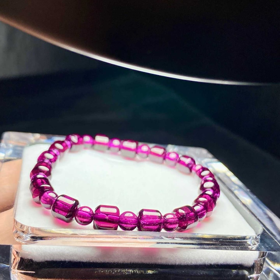 Natural Purple Garnet Bracelet - 6