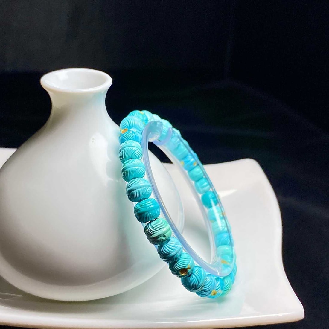 Natural Turquoise Bracelet 8mm - 2