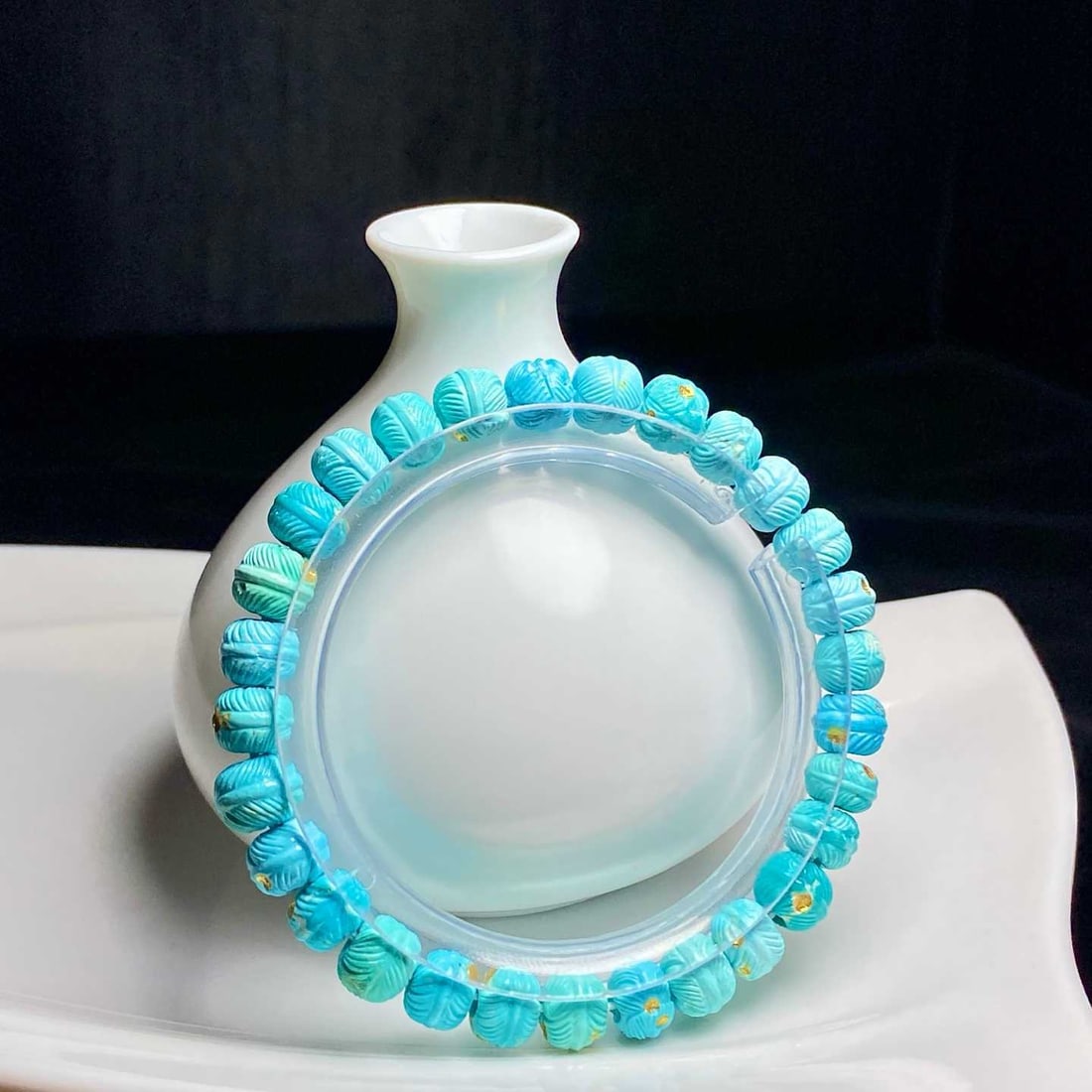 Natural Turquoise Bracelet 8mm - 4