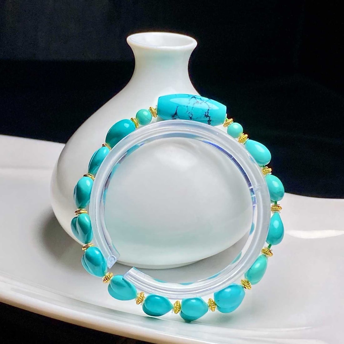 Natural Turquoise Bracelet - 4