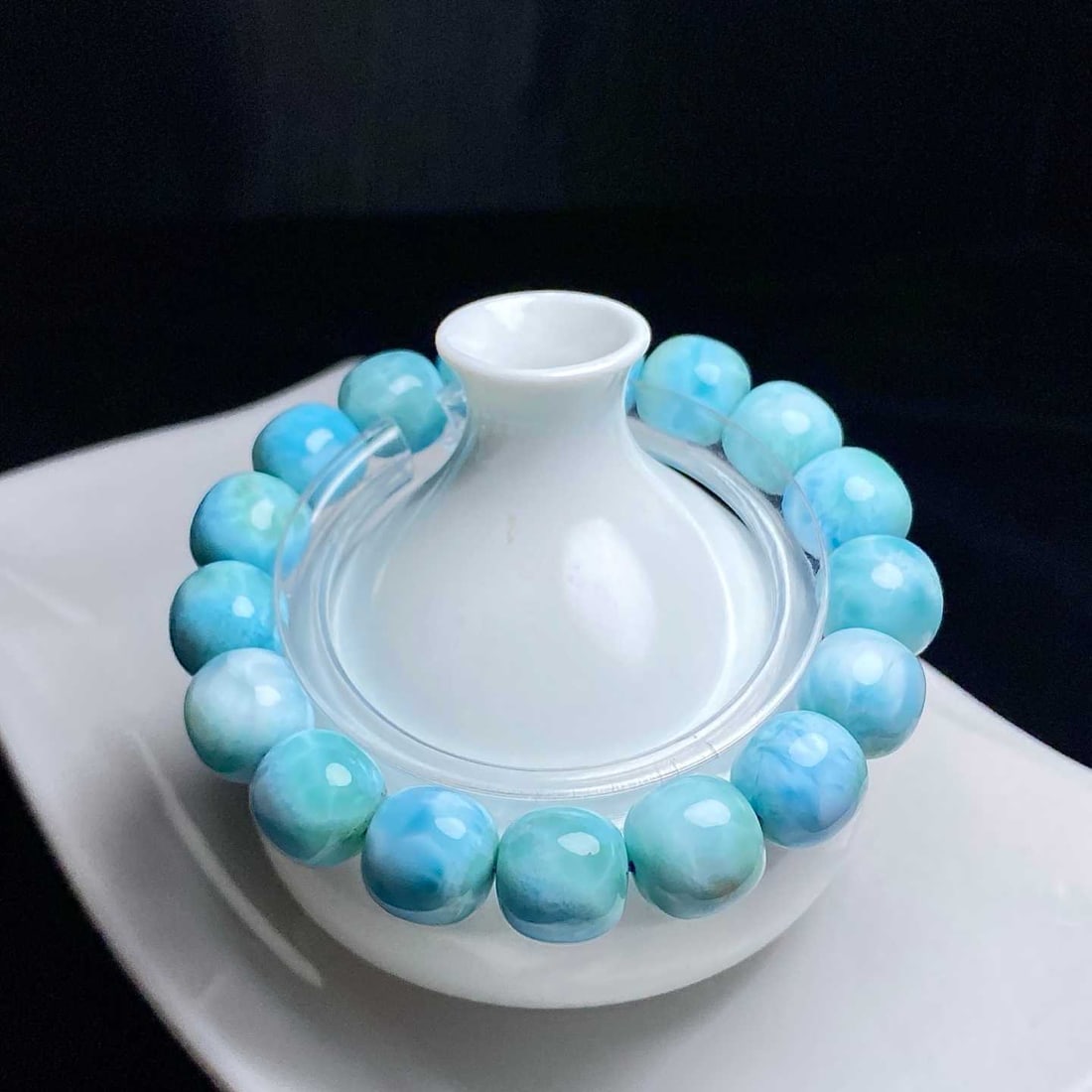 Natural Larimar Bracelet - 2