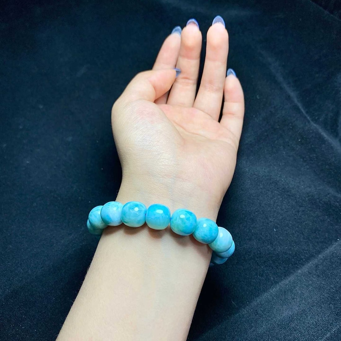 Natural Larimar Bracelet - 4