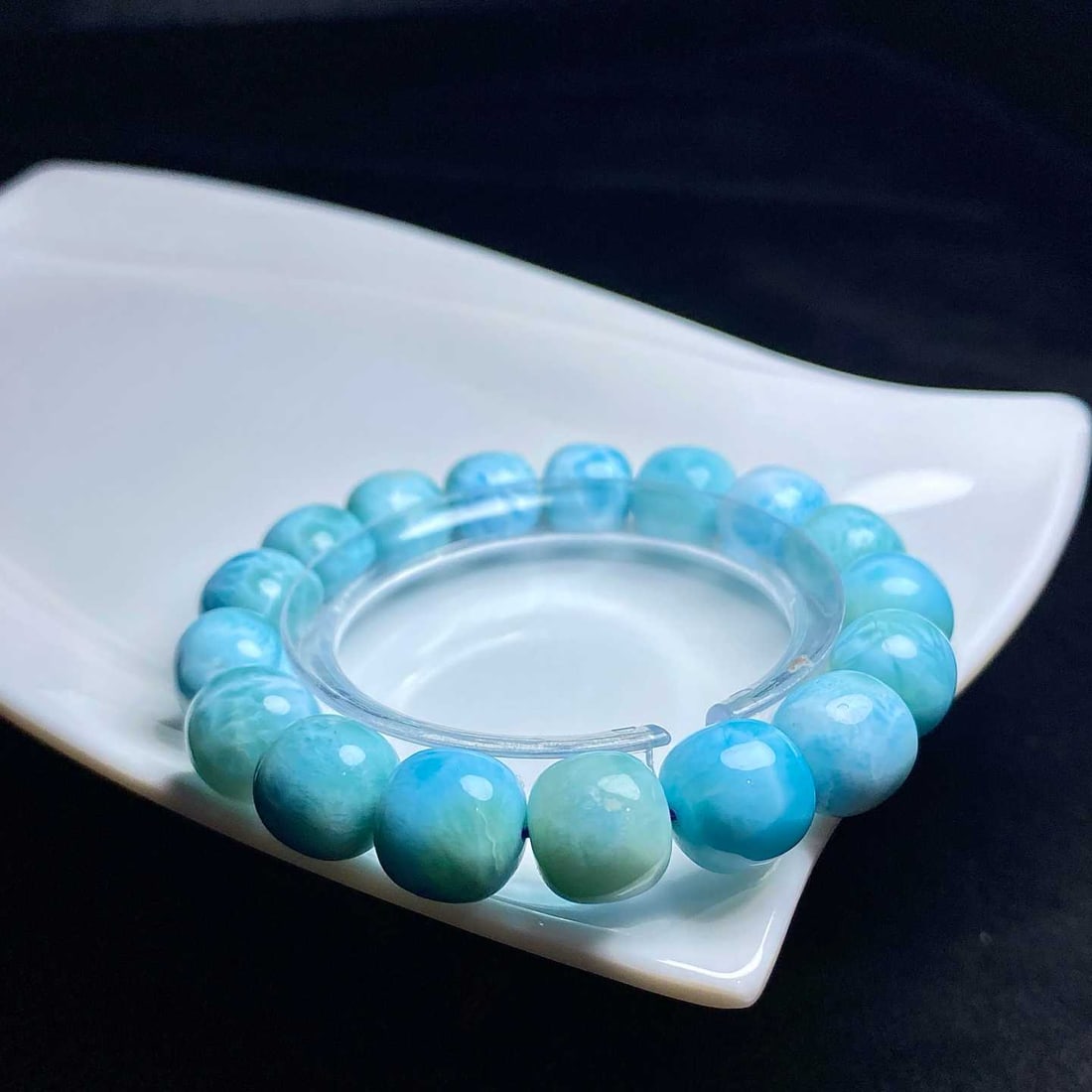 Natural Larimar Bracelet - 5
