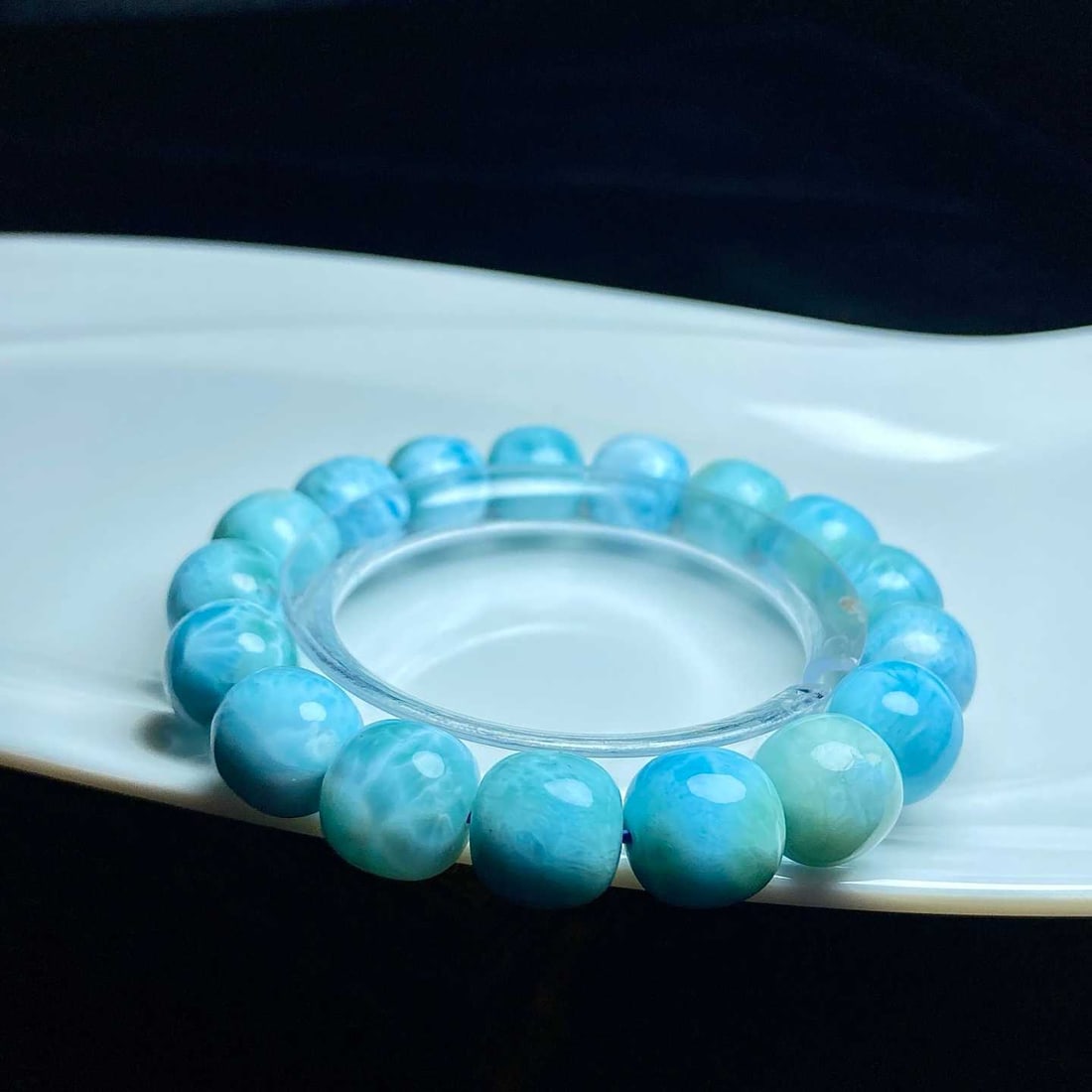 Natural Larimar Bracelet - 6