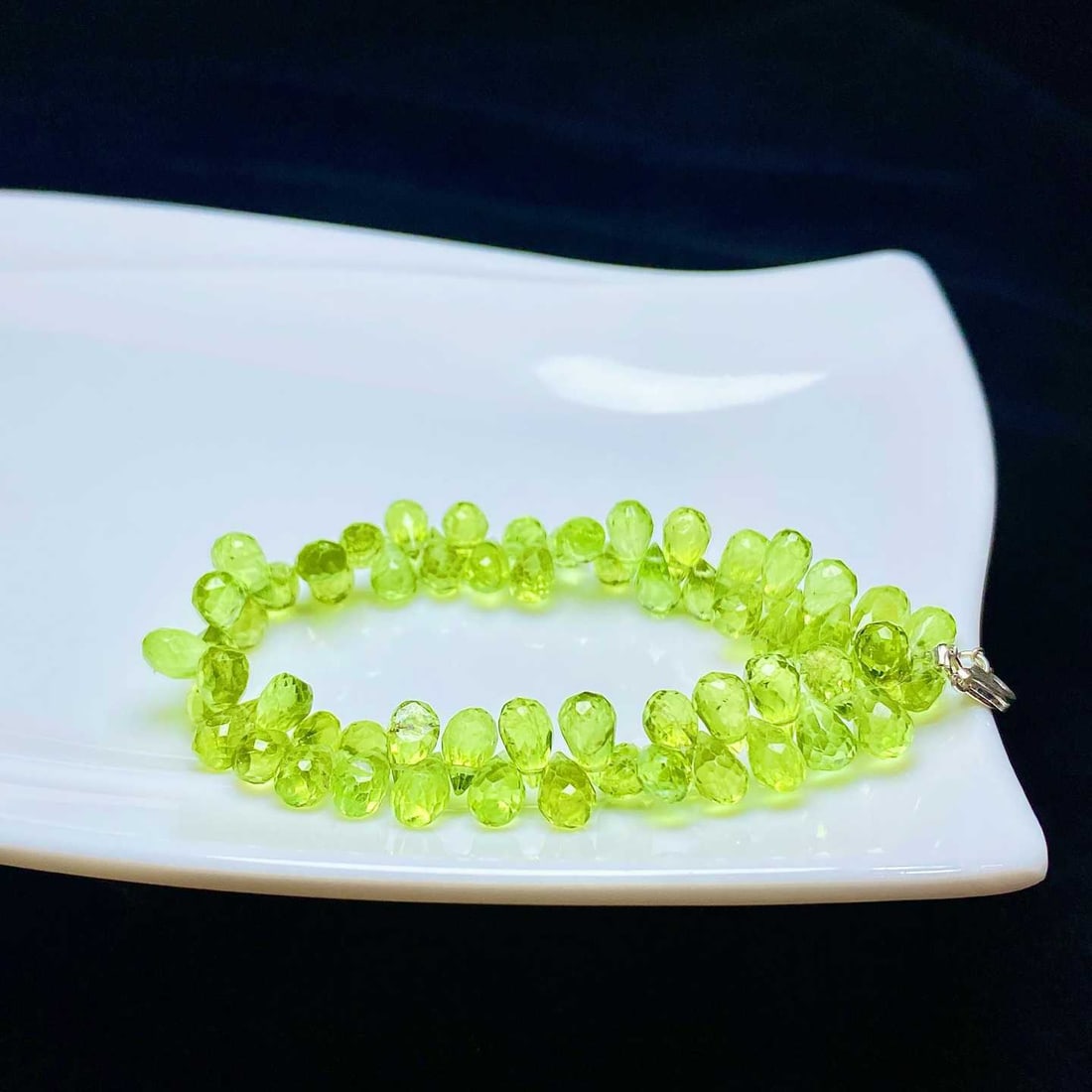 Natural Peridot Bracelet - 3