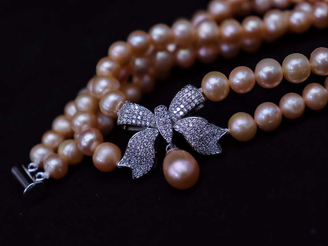 Natural Pearl Necklace - 5