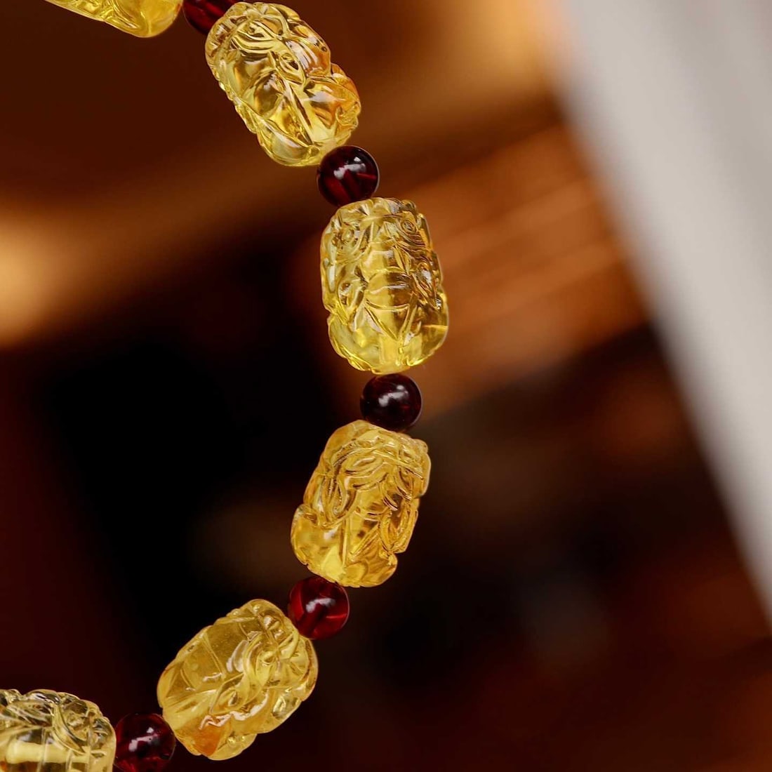 Natural Amber Bracelet - 6