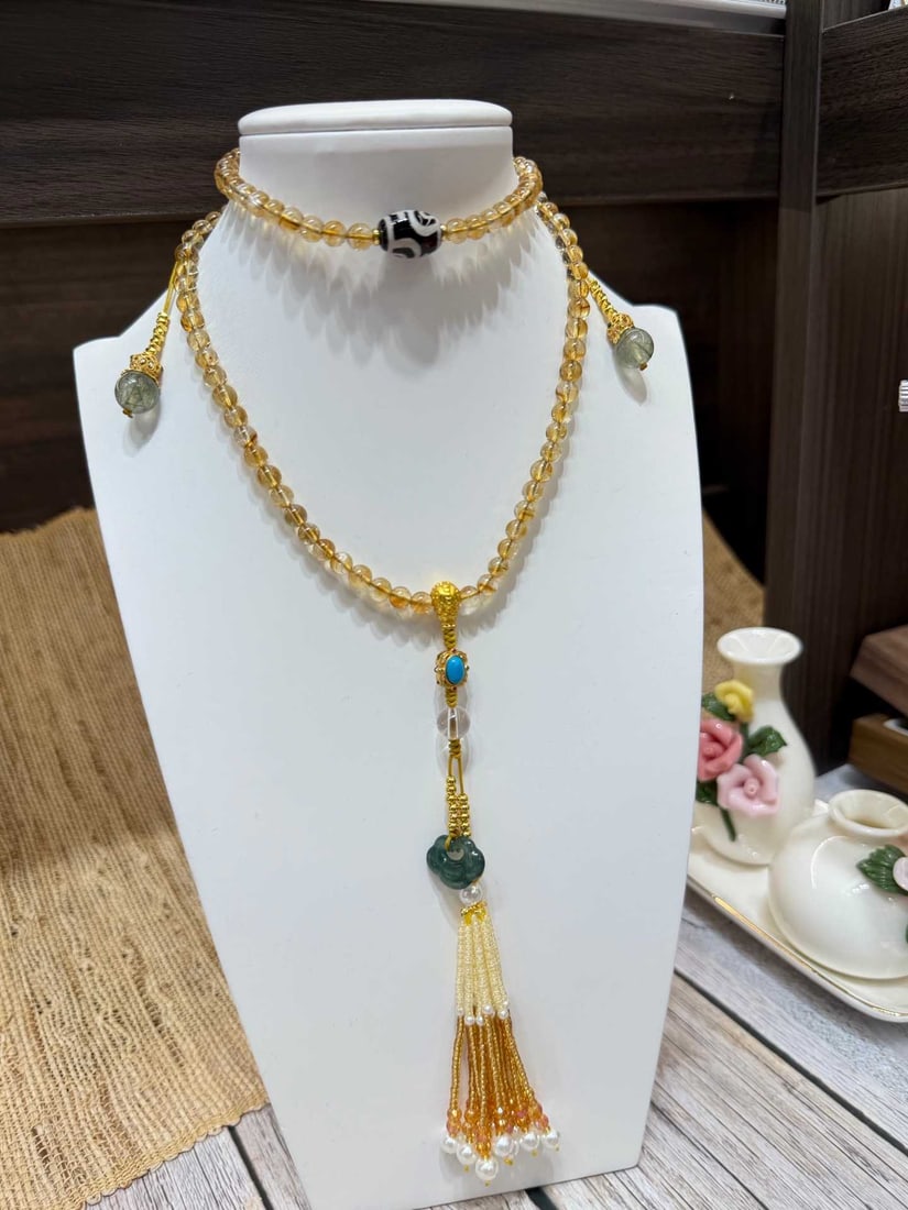 Citrine Multi-Gem Necklace - 5