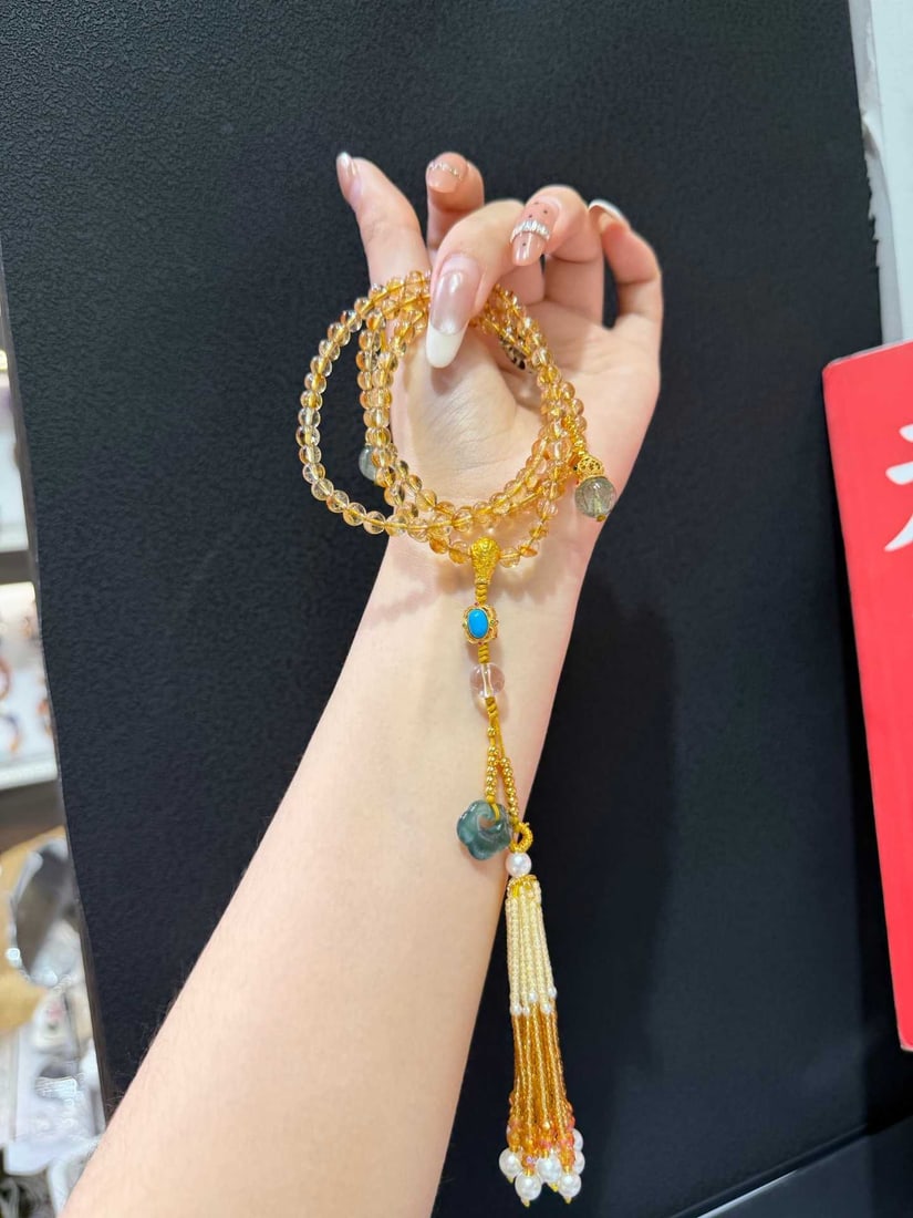 Citrine Multi-Gem Necklace - 6
