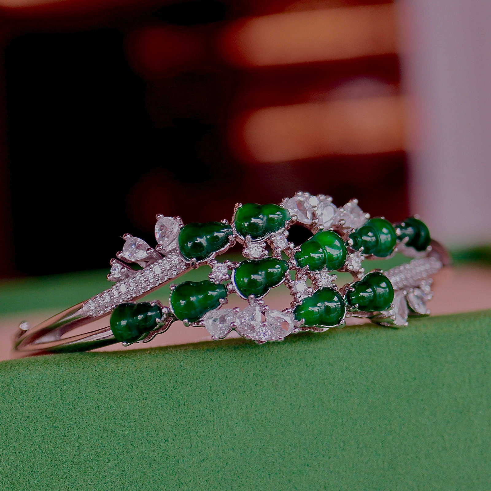 Natural Jadeite Bracelet - 2