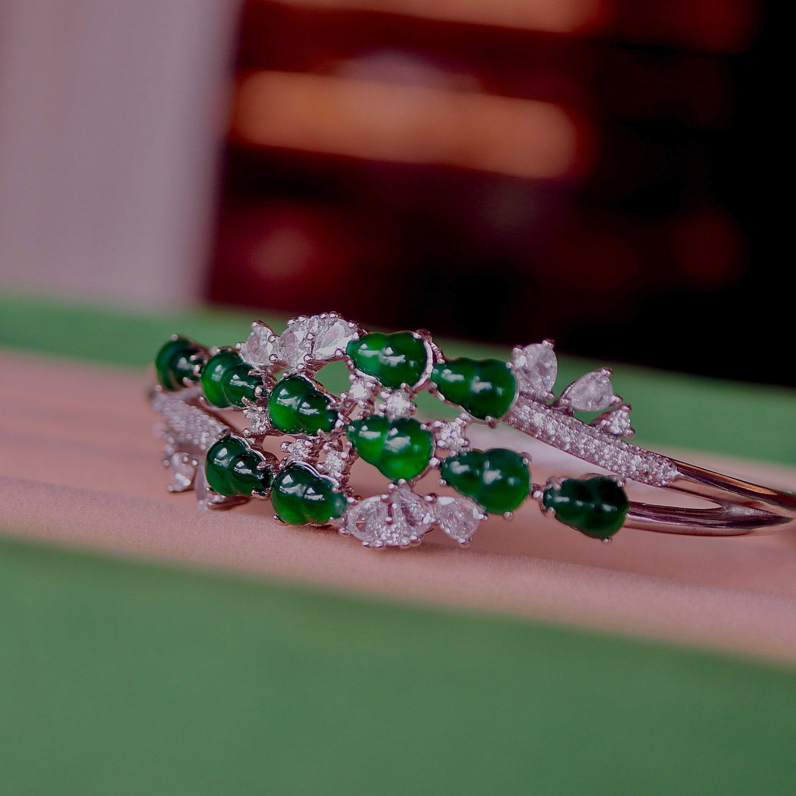 Natural Jadeite Bracelet - 3