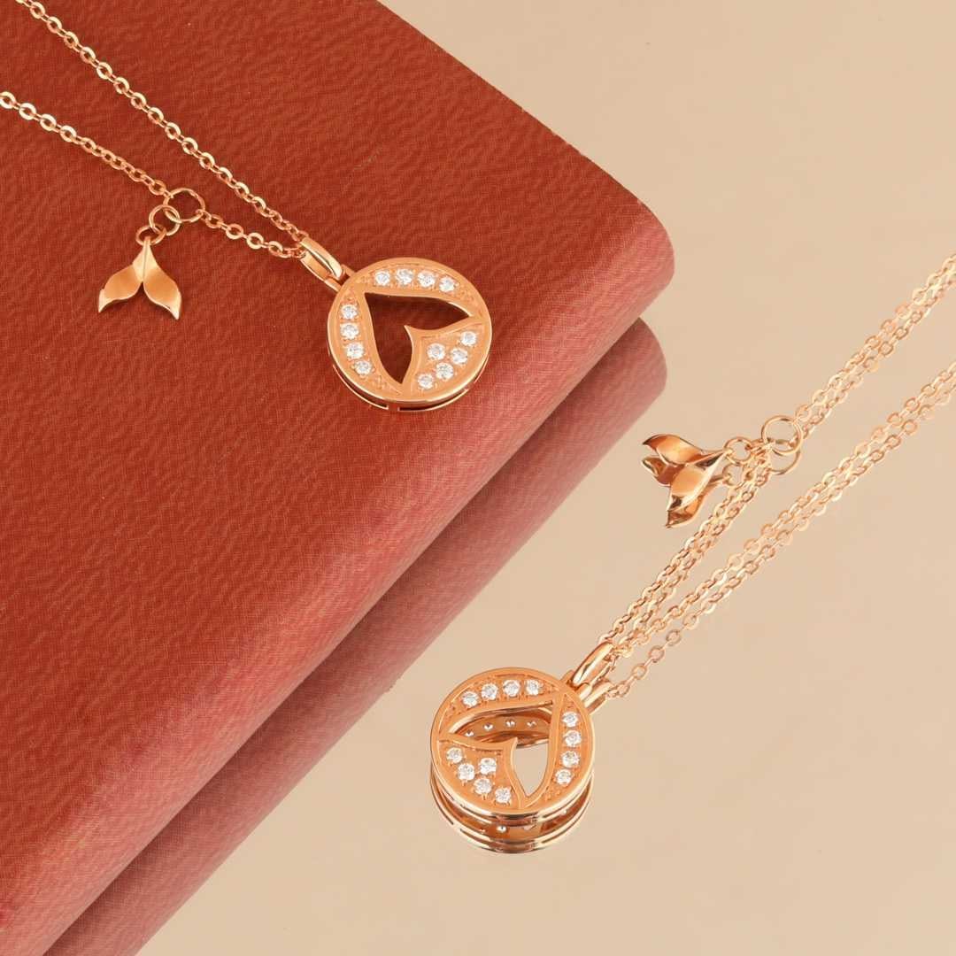 18K Gold Diamond Necklace - 3