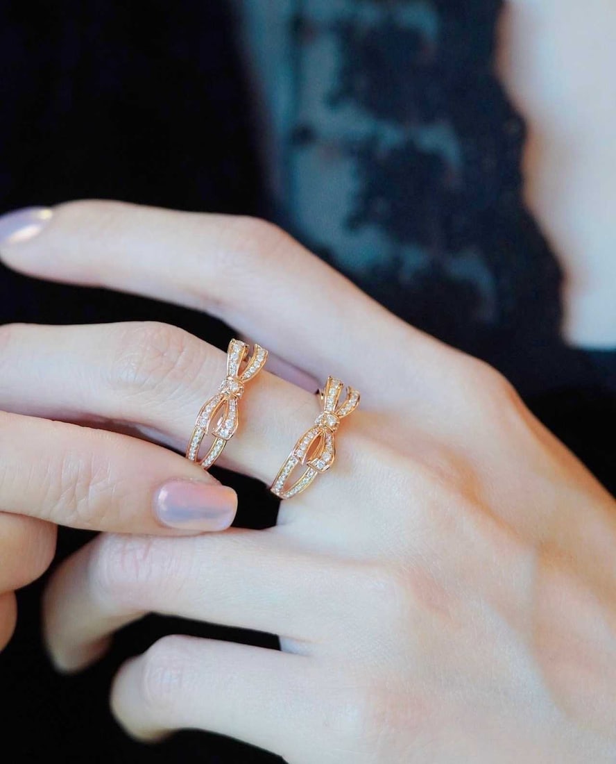 18K Gold Diamond Ring - 2