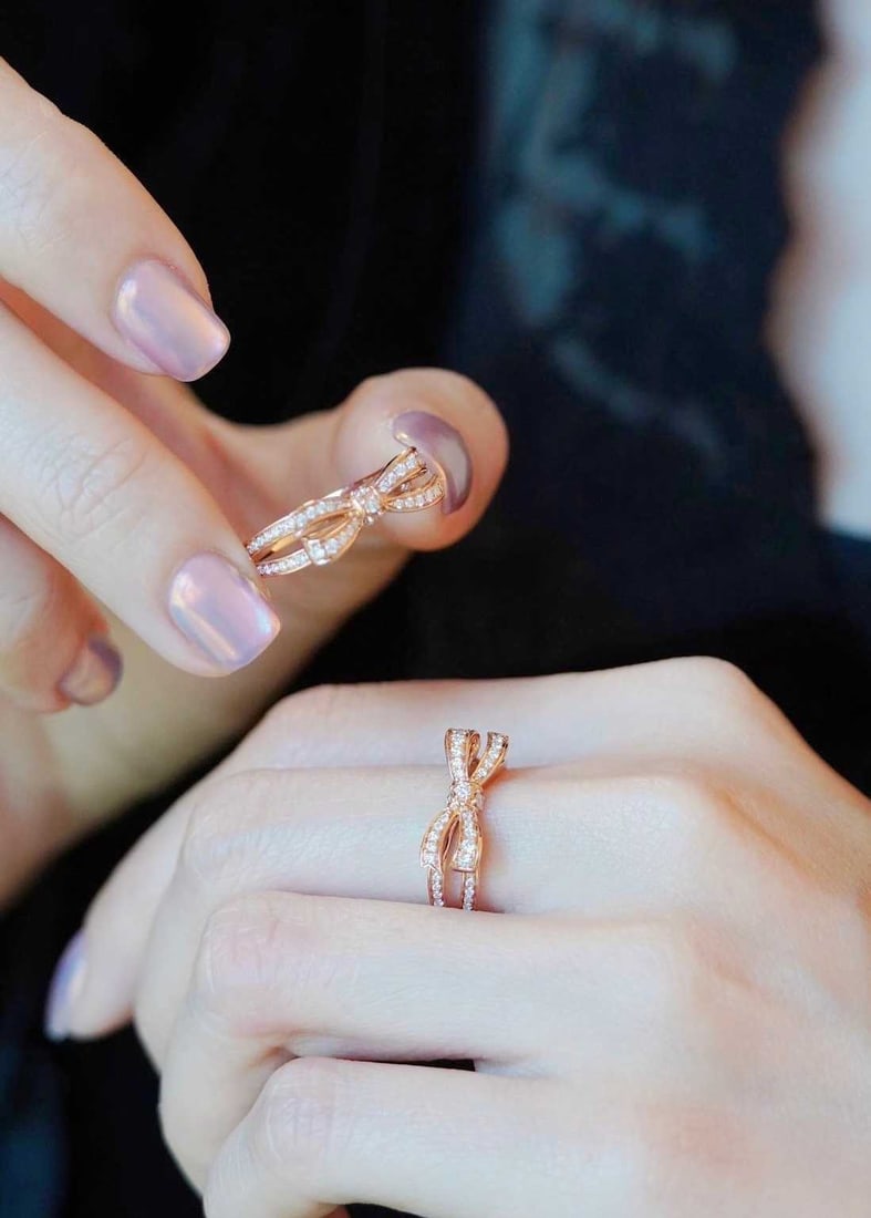 18K Gold Diamond Ring - 3
