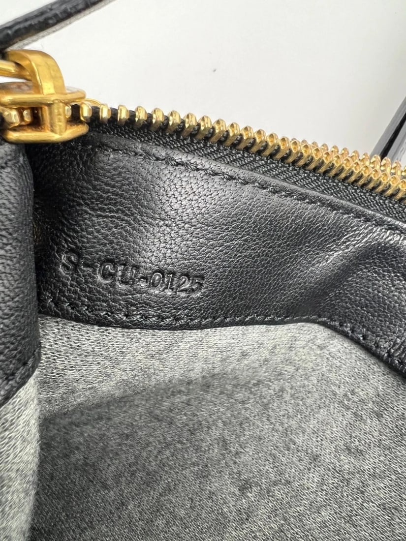 Celine Smooth Lambskin Small Trio Crossbody Black Bag - 7