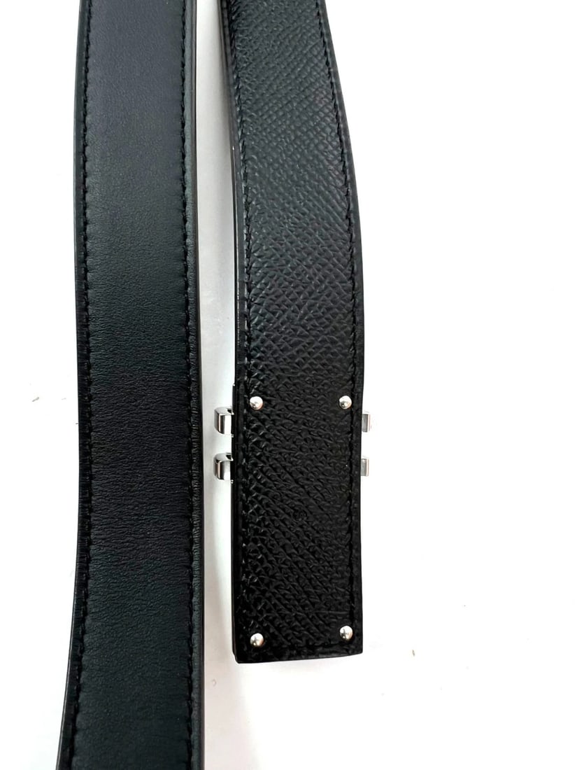 Hermes Black Swift Elan Pocket 24 Leather Belt Bag - 5