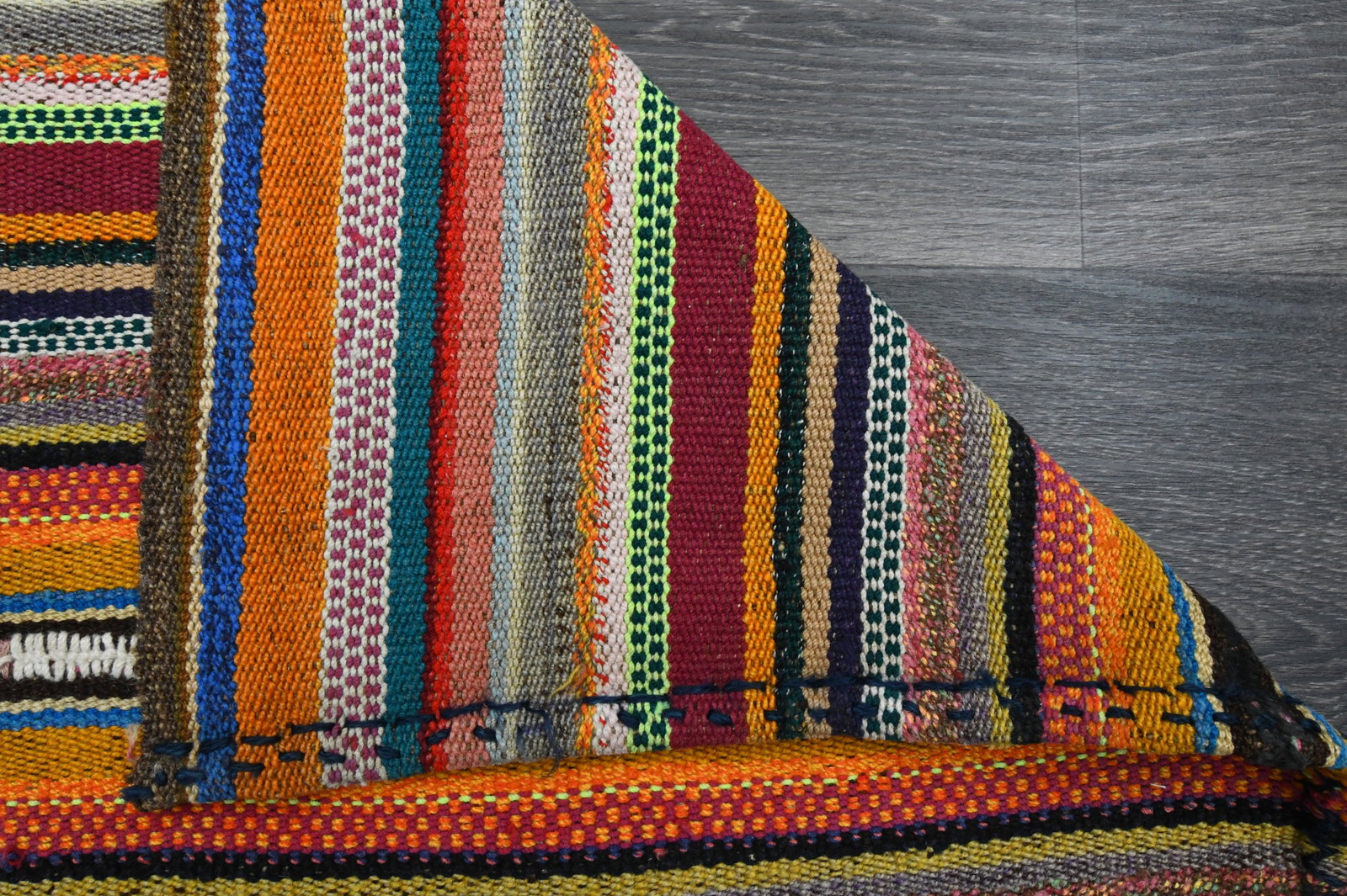 2.5x7.1 ft, TURKISH KILIM Runner - 8