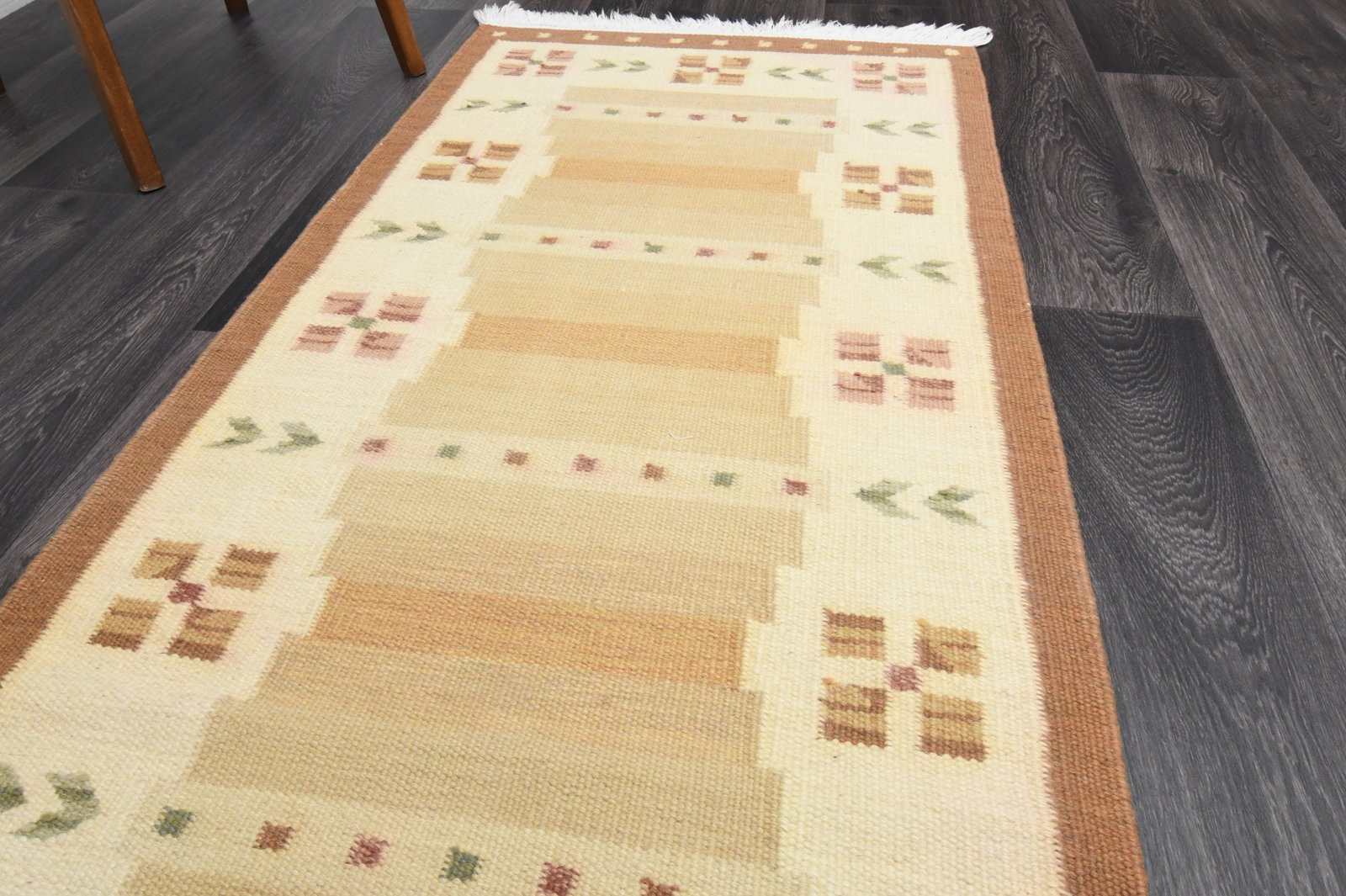 2.6x9.4 ft, TURKISH KILIM Runner - 5