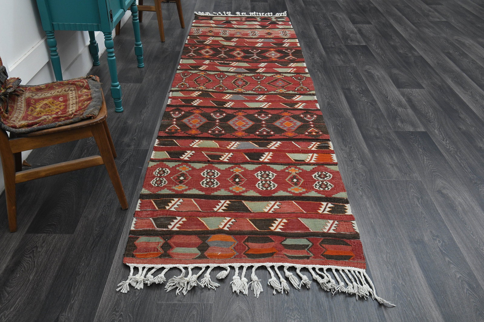 3x11 FLATWEAVE TURKISH VINTAGE Rug - 4
