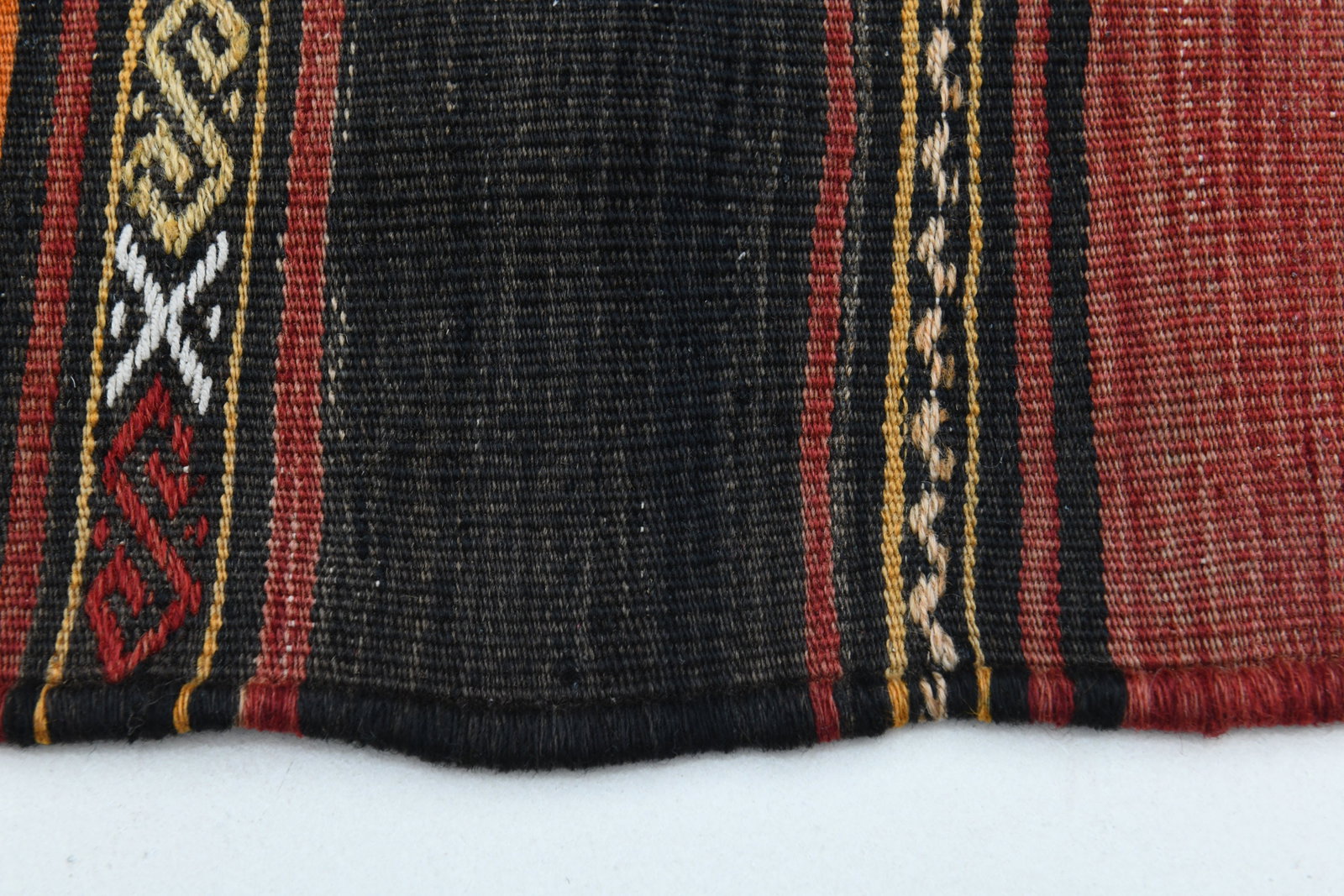4.7x5.2 ft, COLORFUL, STRIPED, TURKISH Rug - 4