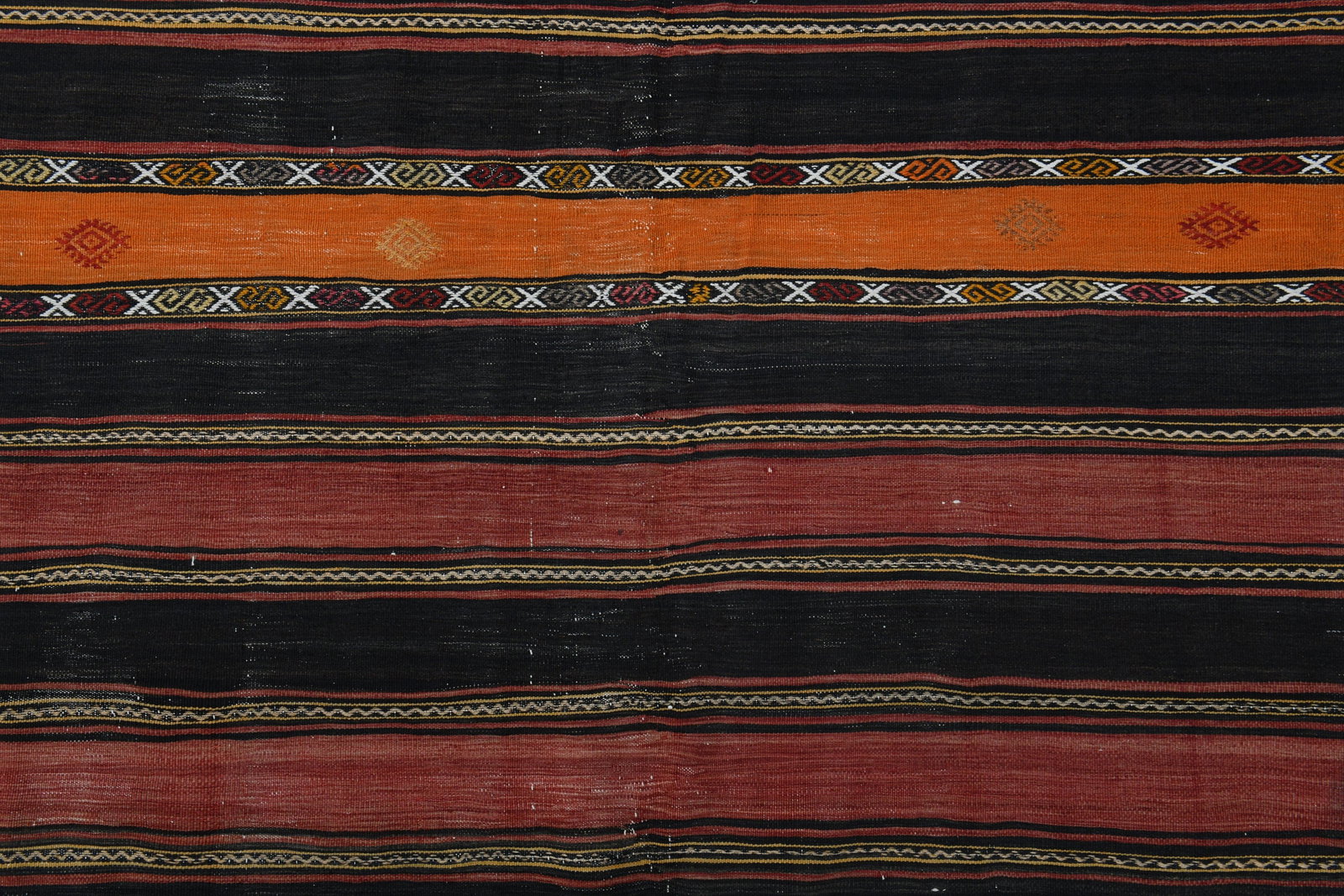 4.7x5.2 ft, COLORFUL, STRIPED, TURKISH Rug - 9