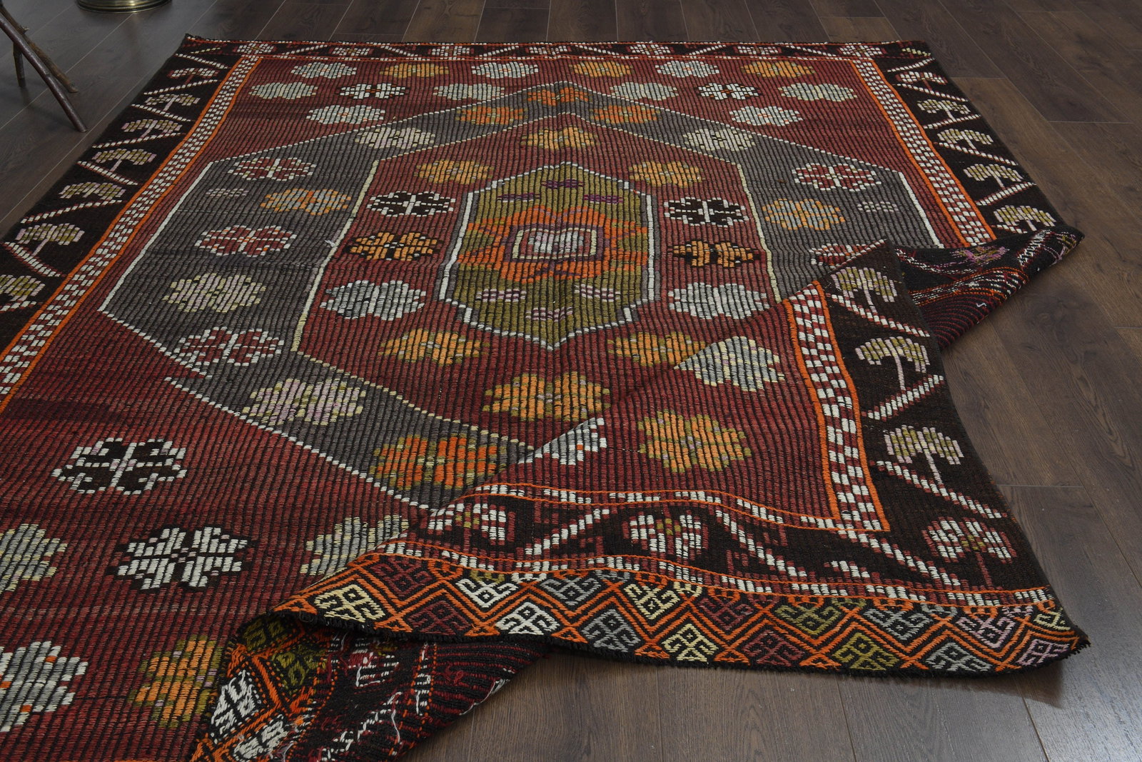 6.3x8.4 ft, BOHO CHIC KILIM - 4