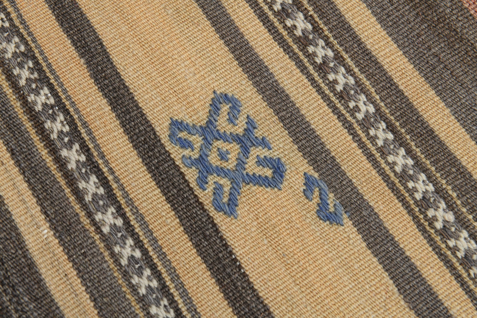 4'8x5'2 ft, COLORFUL KILIM RUG - 6