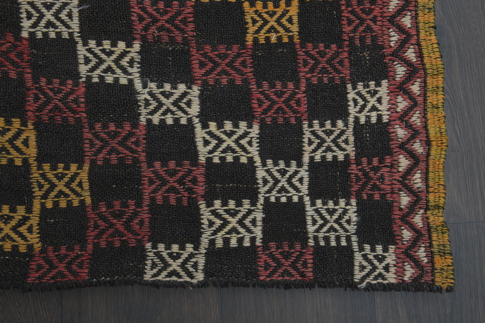 5x8 Kilim Flatweave Turkish Rug - 4