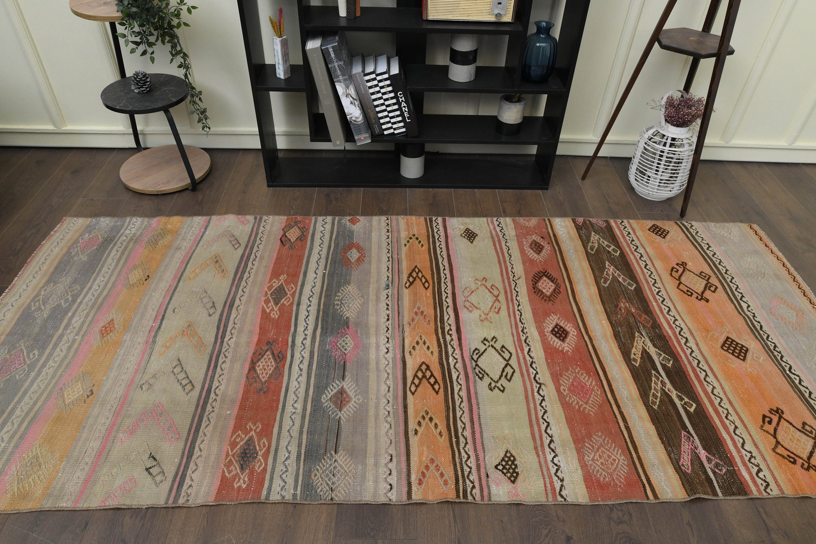 3'8x9'3 ft, ORANGE PINK BROWN - 10