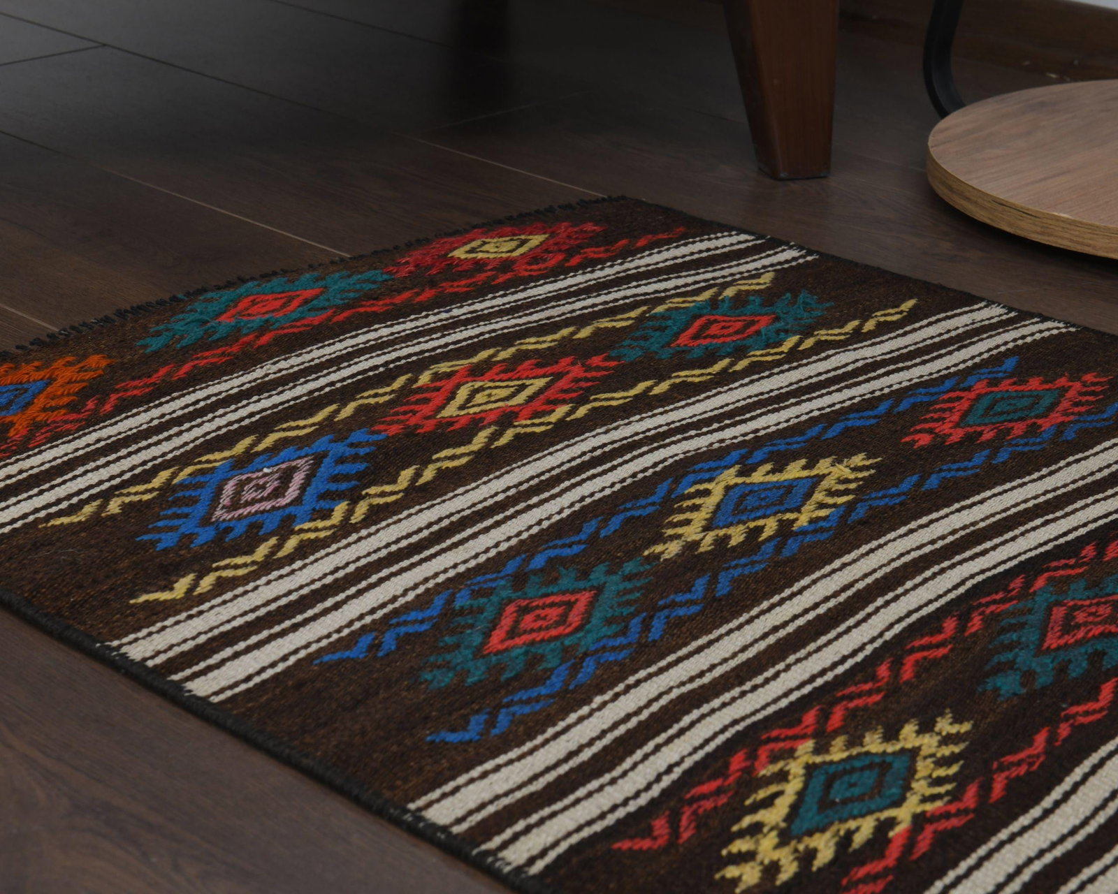 2x9 Ft, TRIBAL KILIM RUNNER, Handwoven - 6