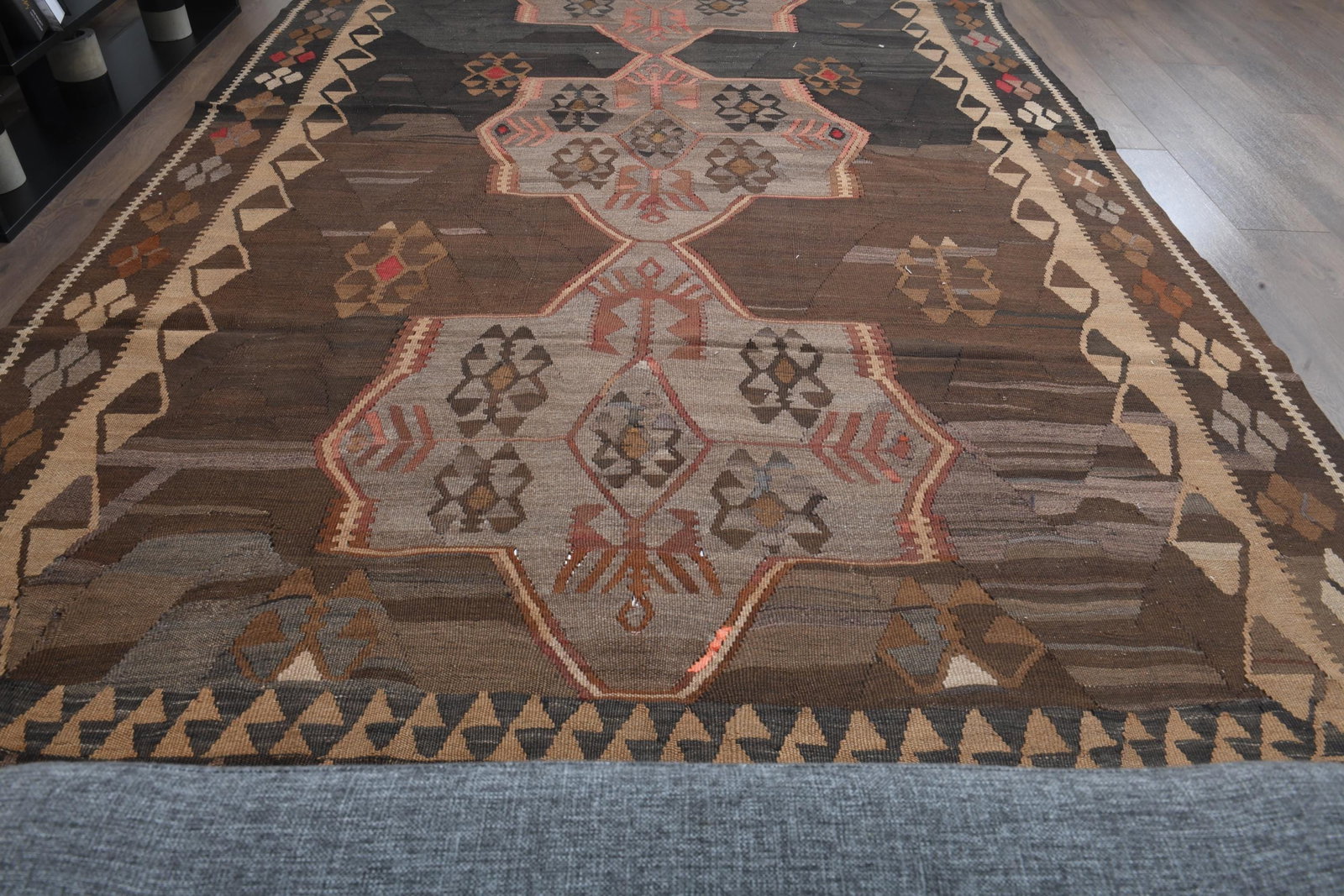 6'6x11 ft, SPECIAL KILIM RUG, Vintage - 3