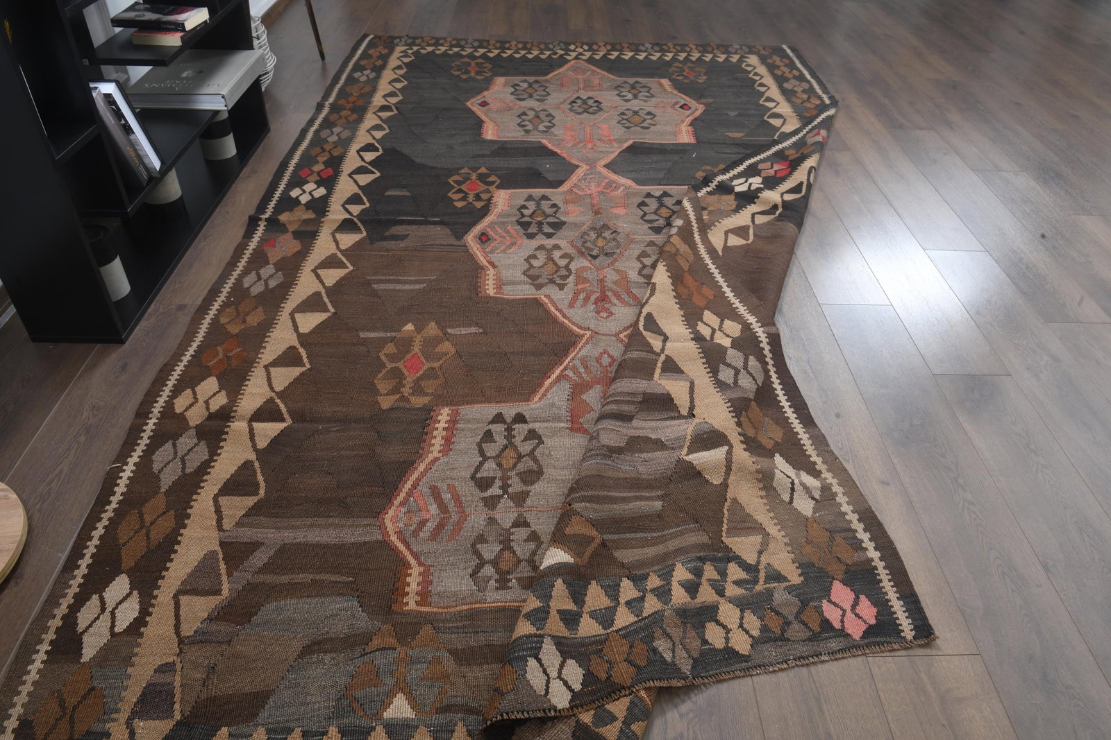 6'6x11 ft, SPECIAL KILIM RUG, Vintage - 5