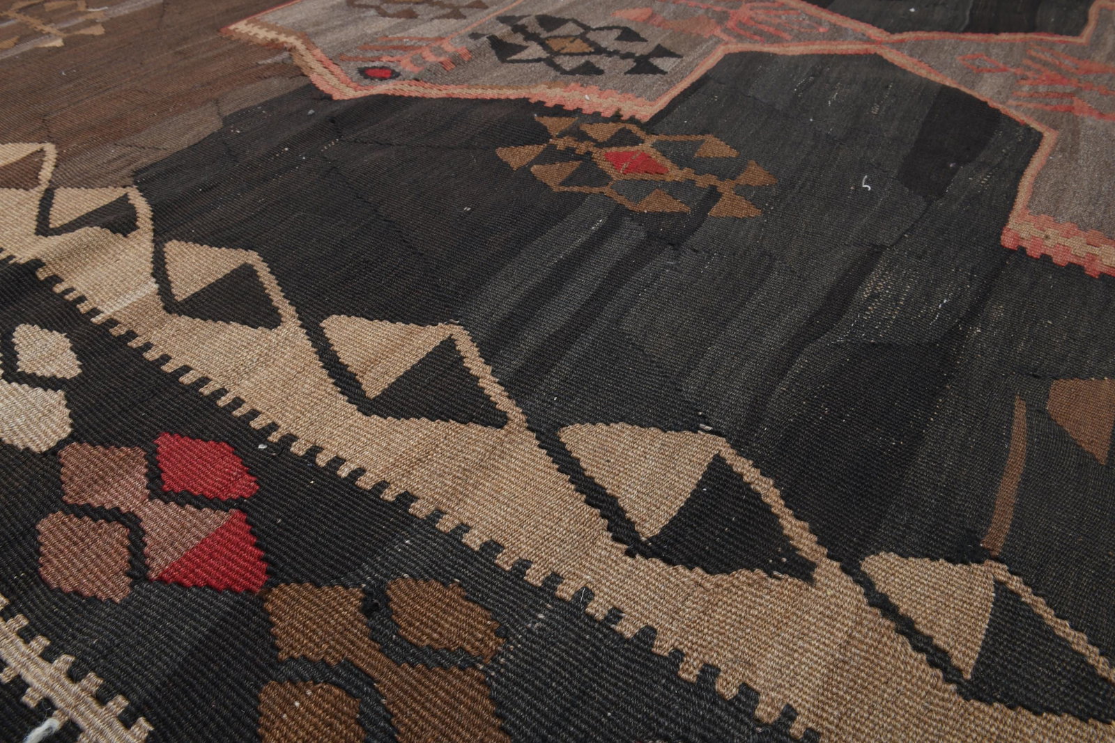 6'6x11 ft, SPECIAL KILIM RUG, Vintage - 7