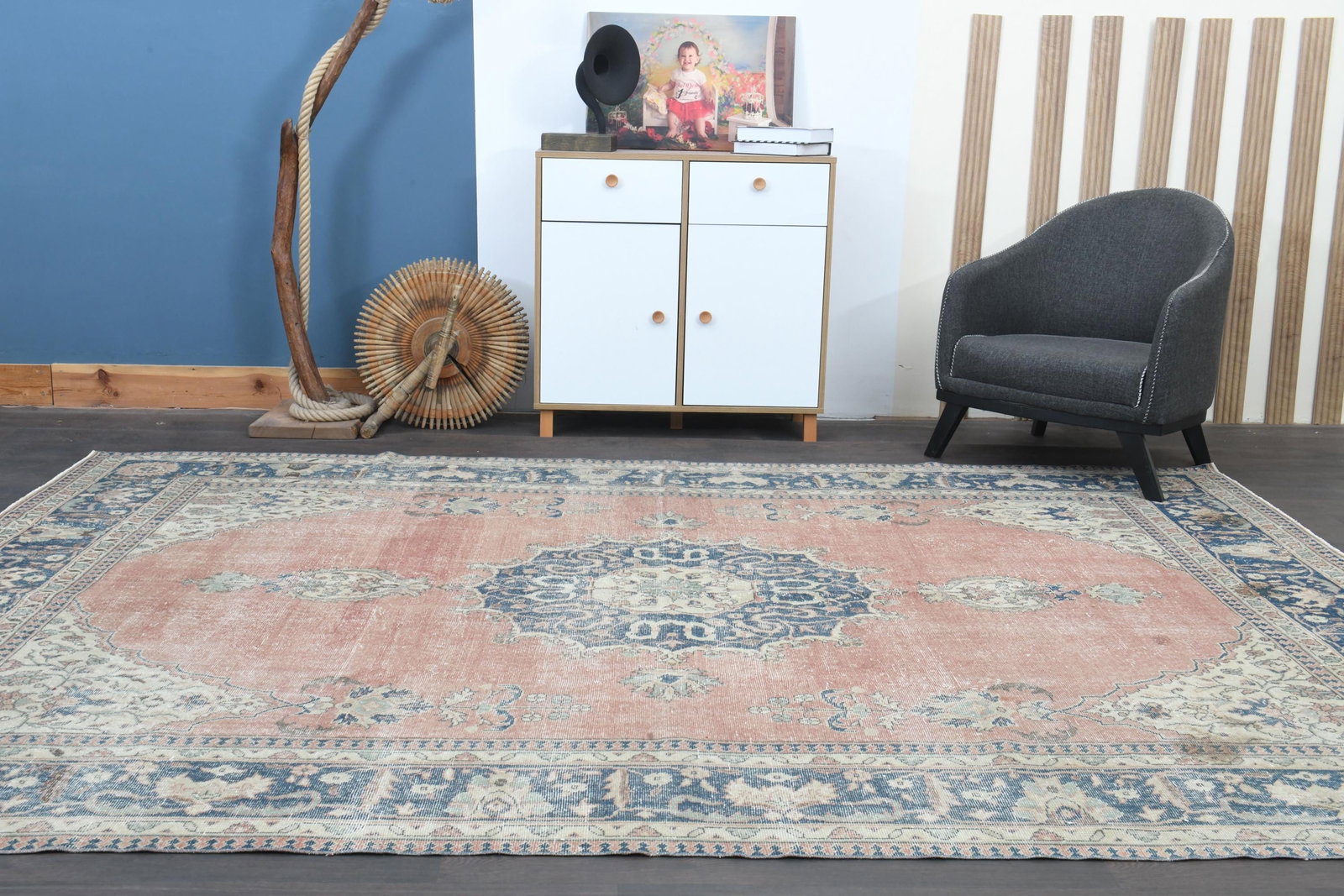 8'1x11'4 ft, PERSIAN STYLE RUG - 2