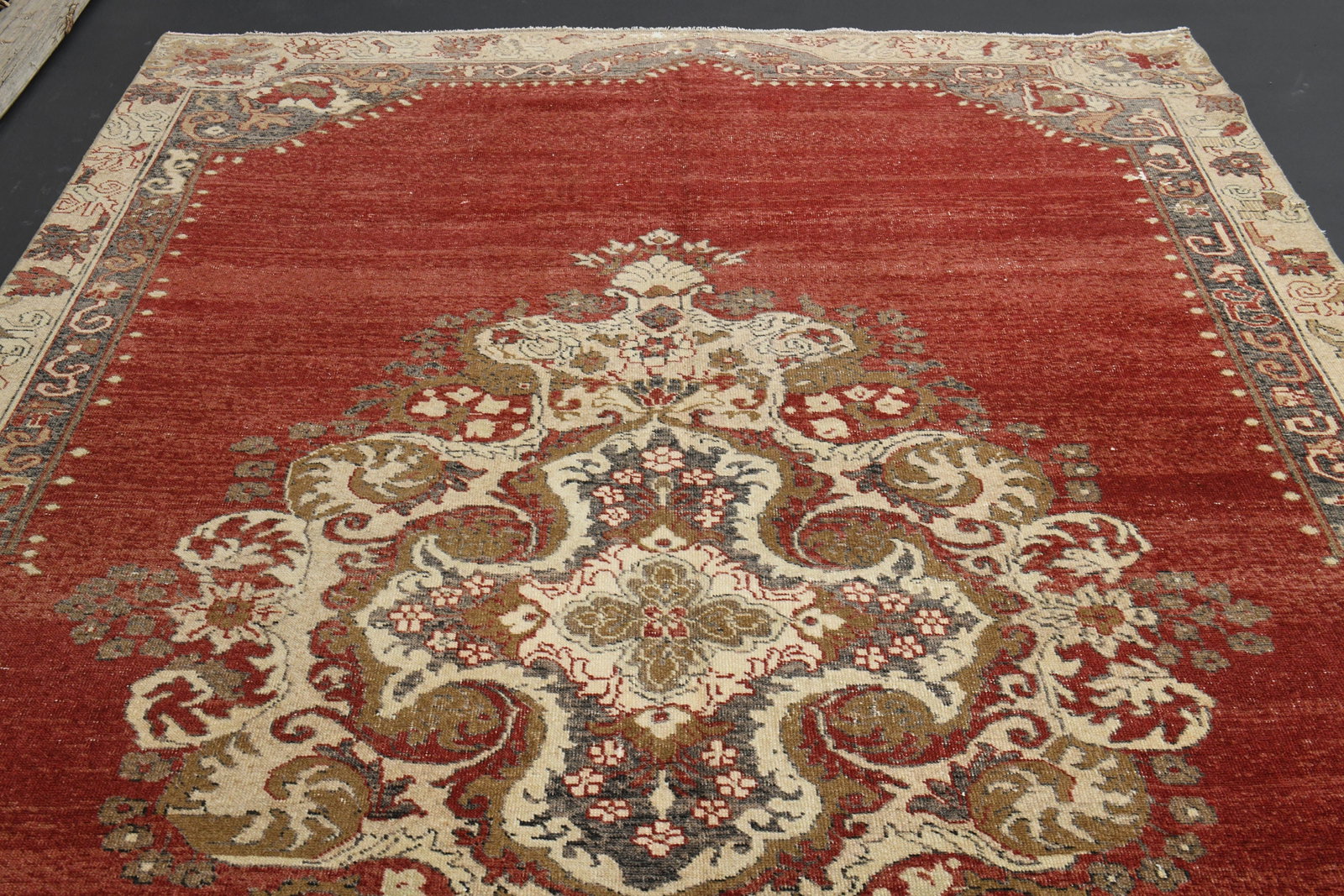 6.6x9.8 Turkish Rug, Red Beige - 2