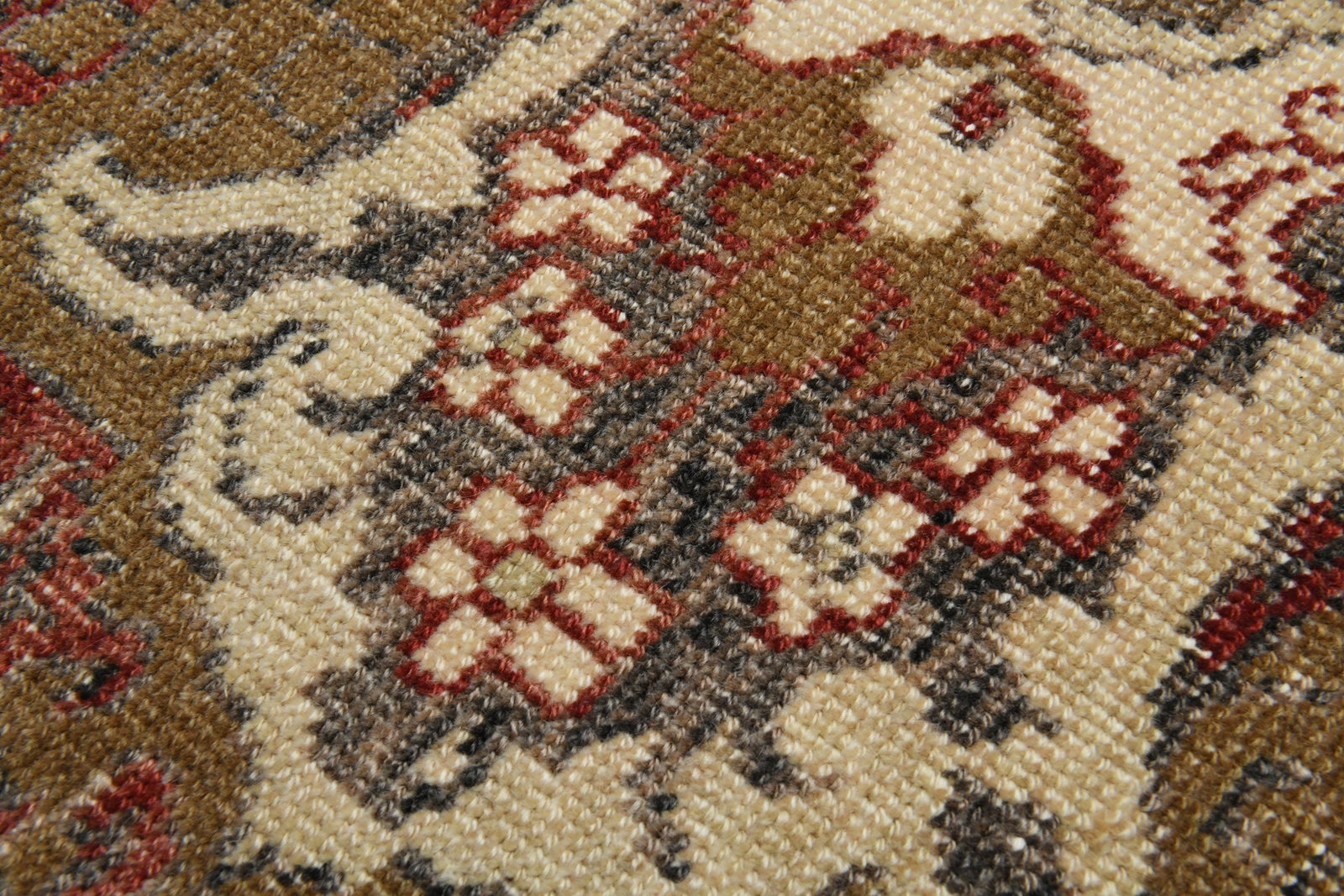 6.6x9.8 Turkish Rug, Red Beige - 4