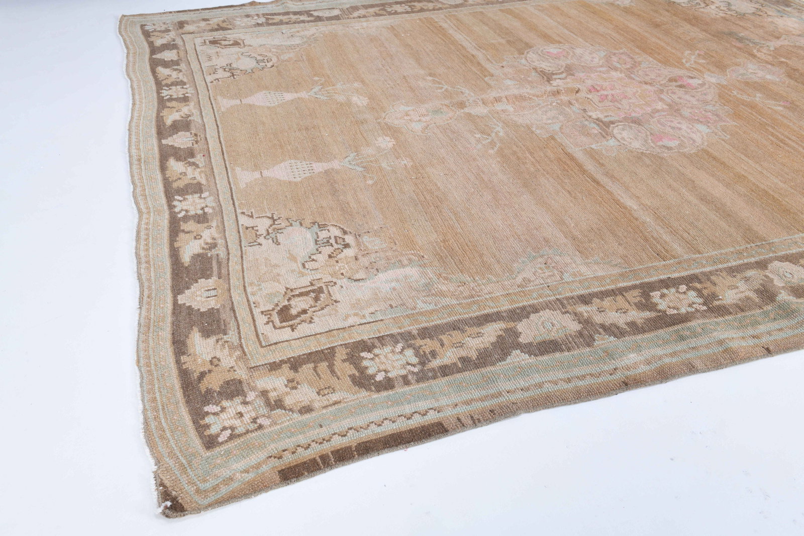 7.5x9.1 ft, TURKISH OUSHAK VINTAGE Rug - 2