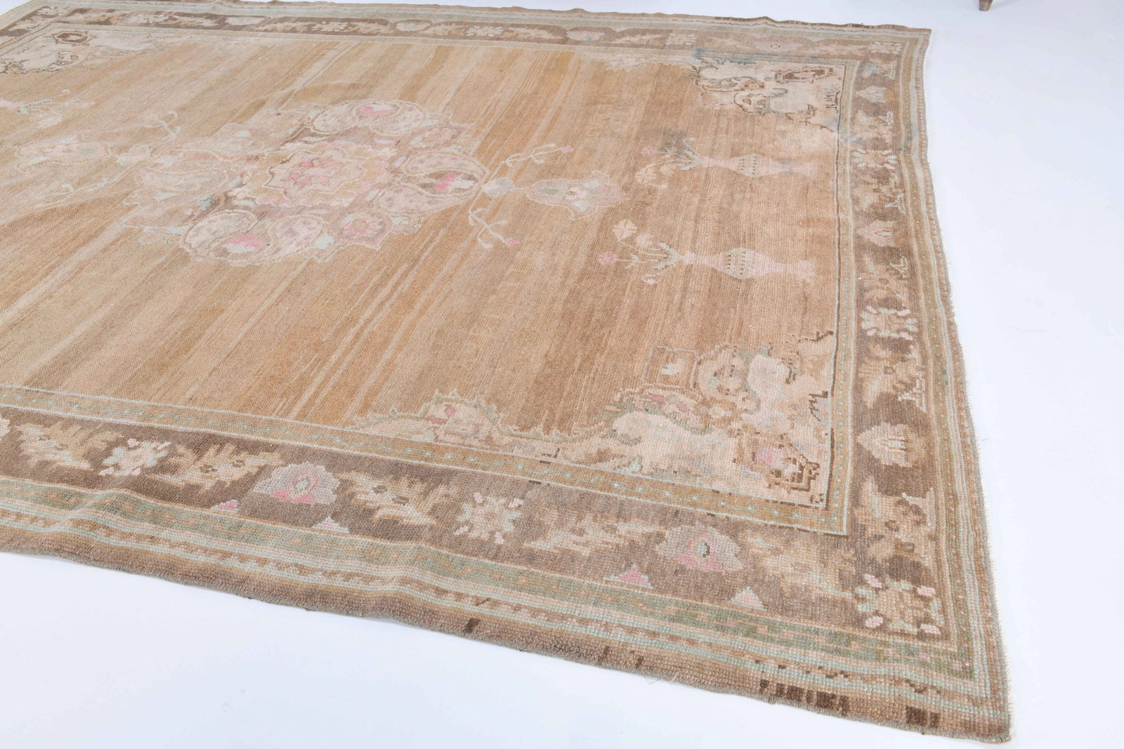 7.5x9.1 ft, TURKISH OUSHAK VINTAGE Rug - 5