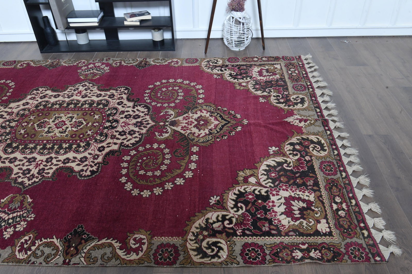 6'4x10'9 ft, PURPLE ANTIQUE RUG, Living Room - 5