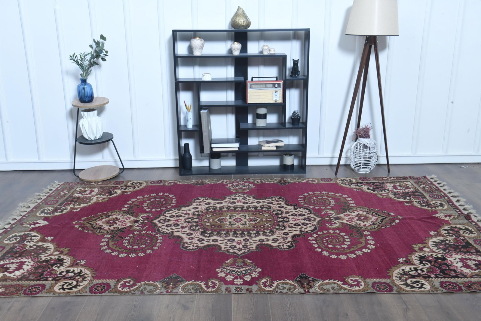 6'4x10'9 ft, PURPLE ANTIQUE RUG, Living Room - 9