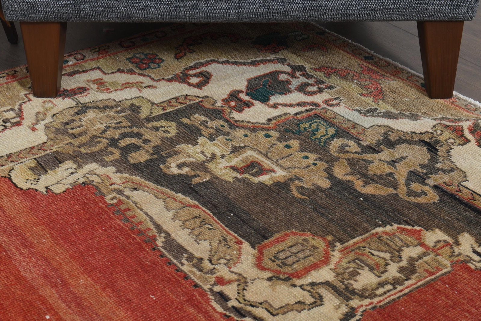 6.9x10.4 ft, FADED DISTRESSED RUG, Shabby Chic - 6