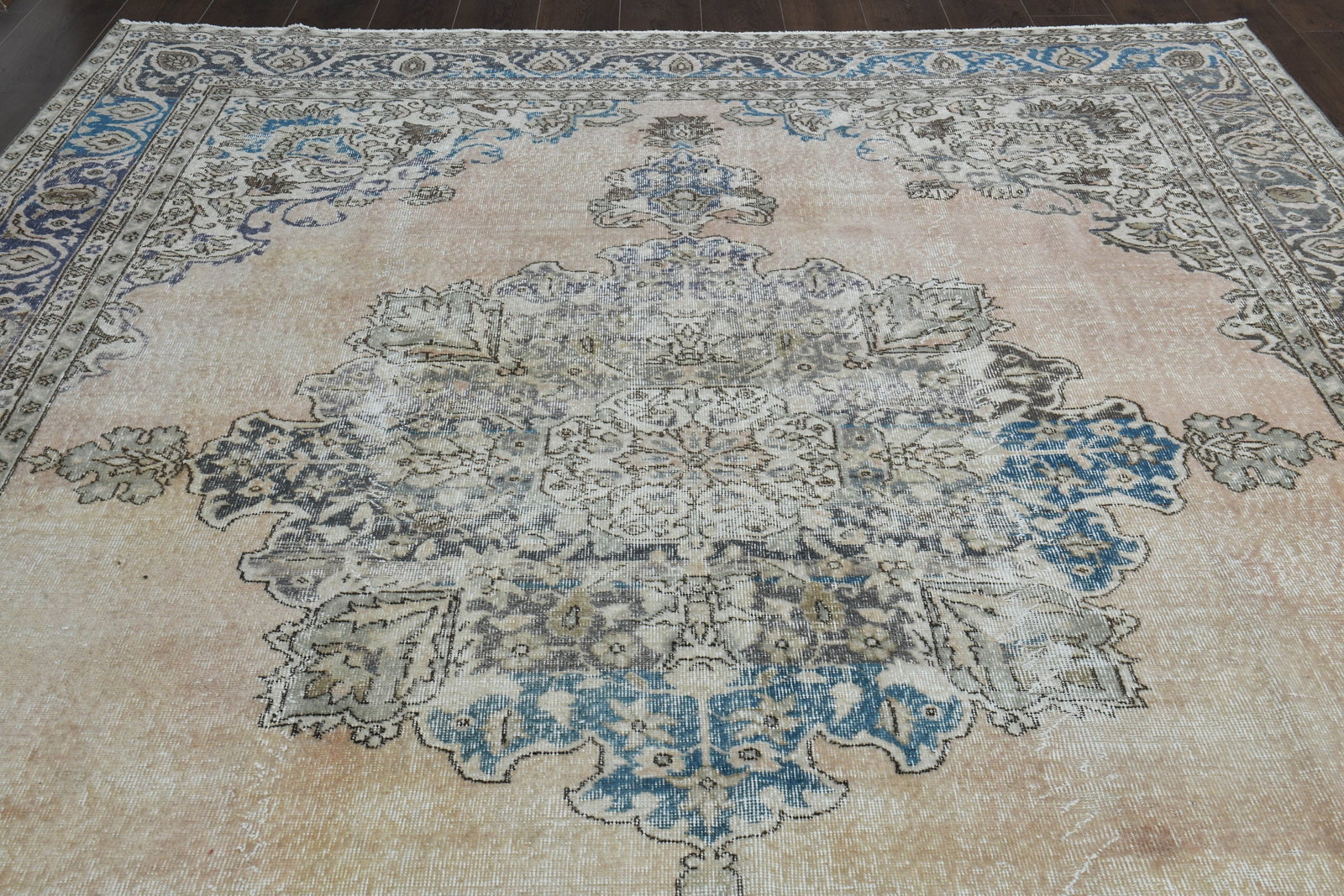 8'4x12'1 ft, ORANGE OVERSIZED RUG - 5