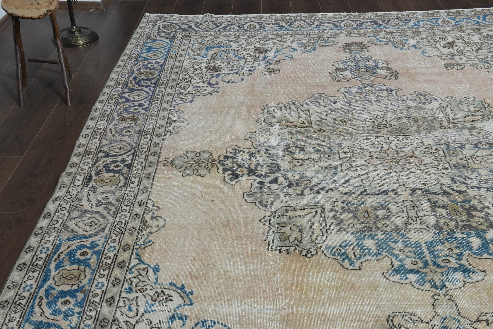 8'4x12'1 ft, ORANGE OVERSIZED RUG - 6